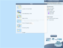 Tablet Screenshot of pacificgis.reefbase.org